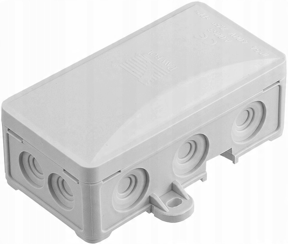 

Puszka natynkowa hermetyczna IP54 95x45x40mm RAL70