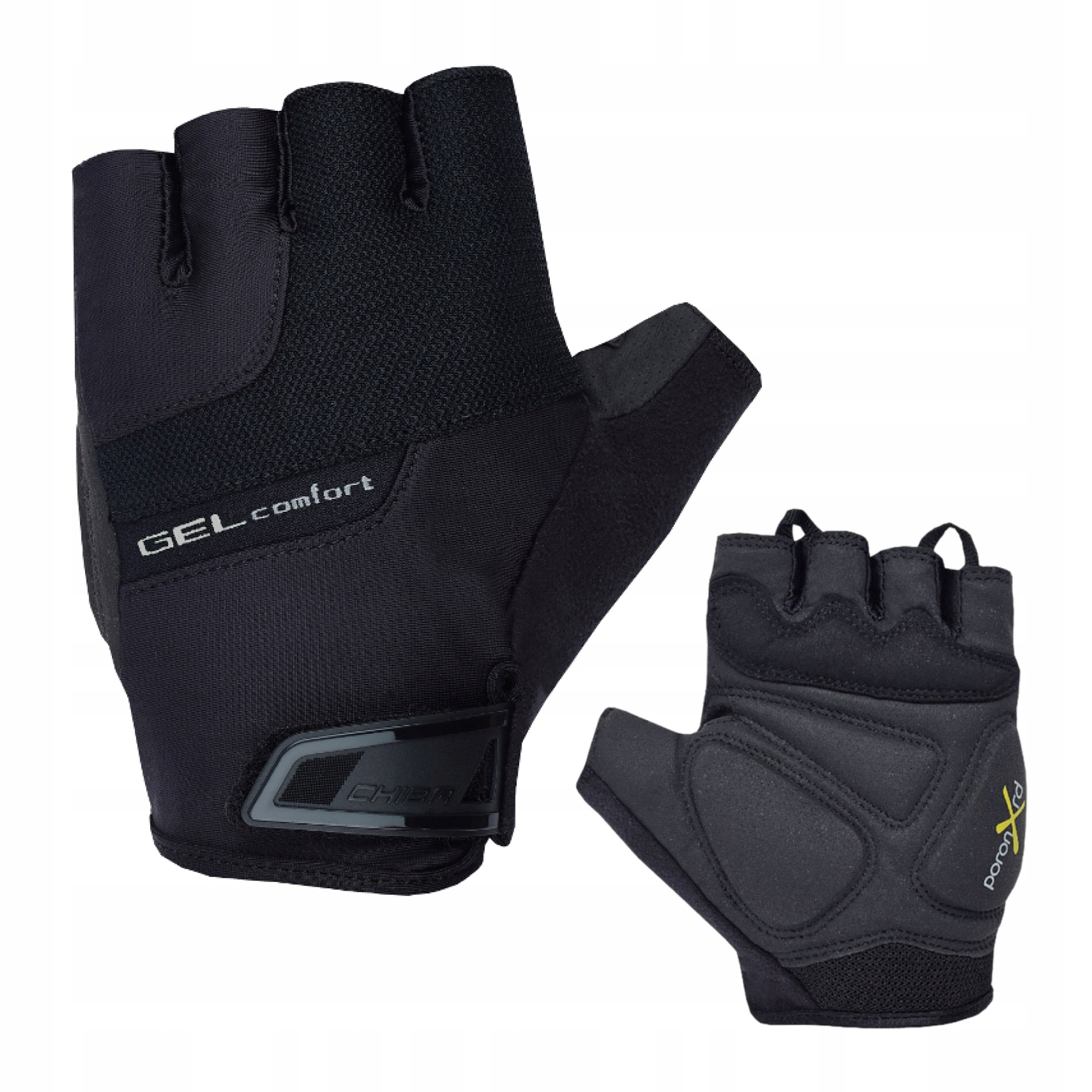 Rękawiczki rowerowe Chiba Gel Comfort Czarny 3XL