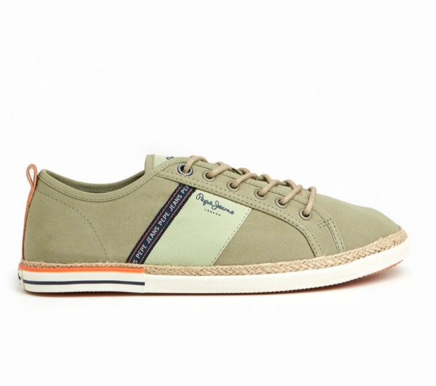 Pepe Jeans Pánské Tenisky Zelené Šněrovací Nízké 41 Awf