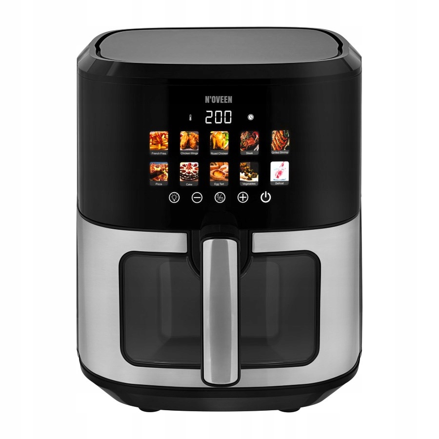 Beztuková fritéza Noveen AF770 Air Fryer výkonná 1700 W 6,5 l