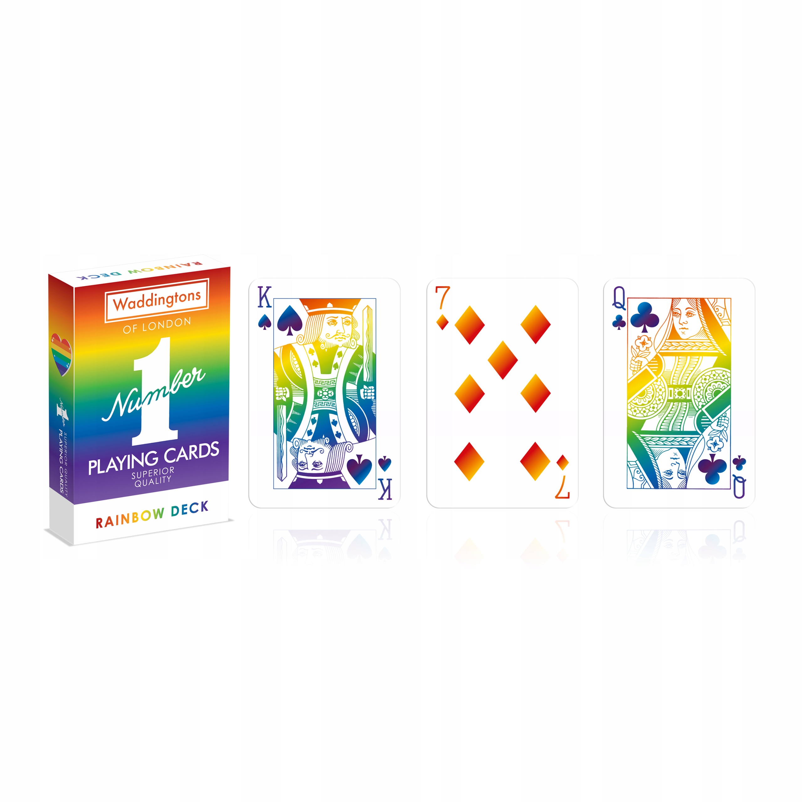 Karty Waddingtons no.1 RAINBOW DECK Wydawca Winning Moves