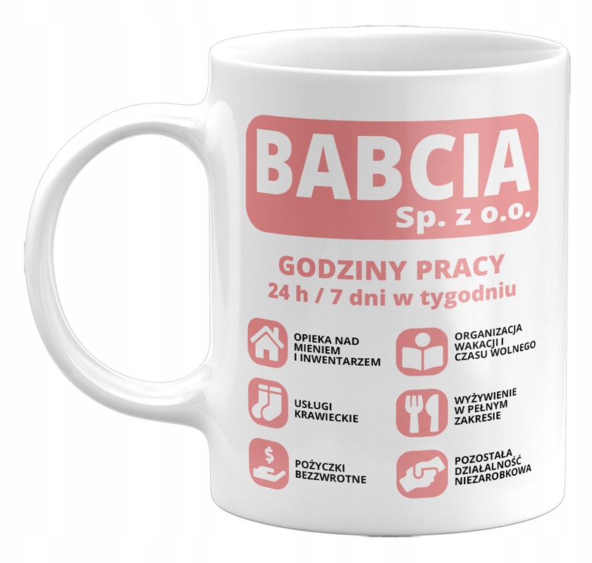 

Kubek Babcia Sp. Z.o.o. Na Dzień Babci