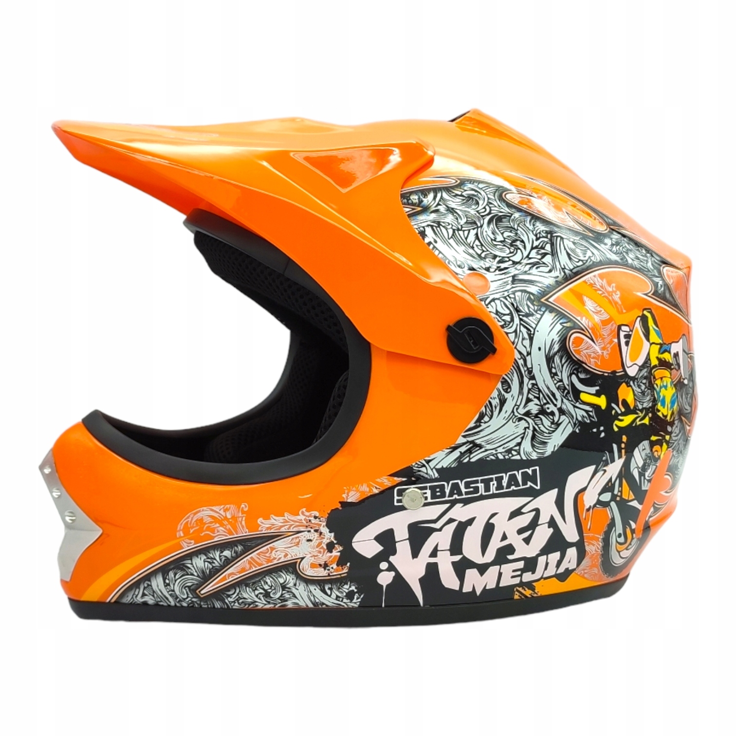 KASK DLA DZIECKA DZIECIĘCY CROSS ROWER NA CROSSA QUADA LEKKI L GOGLE Rozmiar L