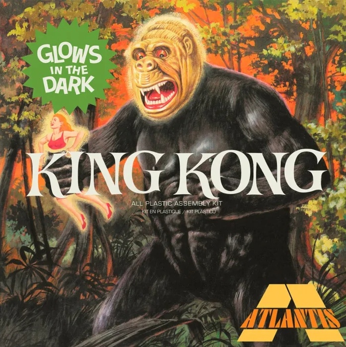Model Plastikowy - ATLANTIS Models Figurka 1:25 King Kong Glow Edition - AM