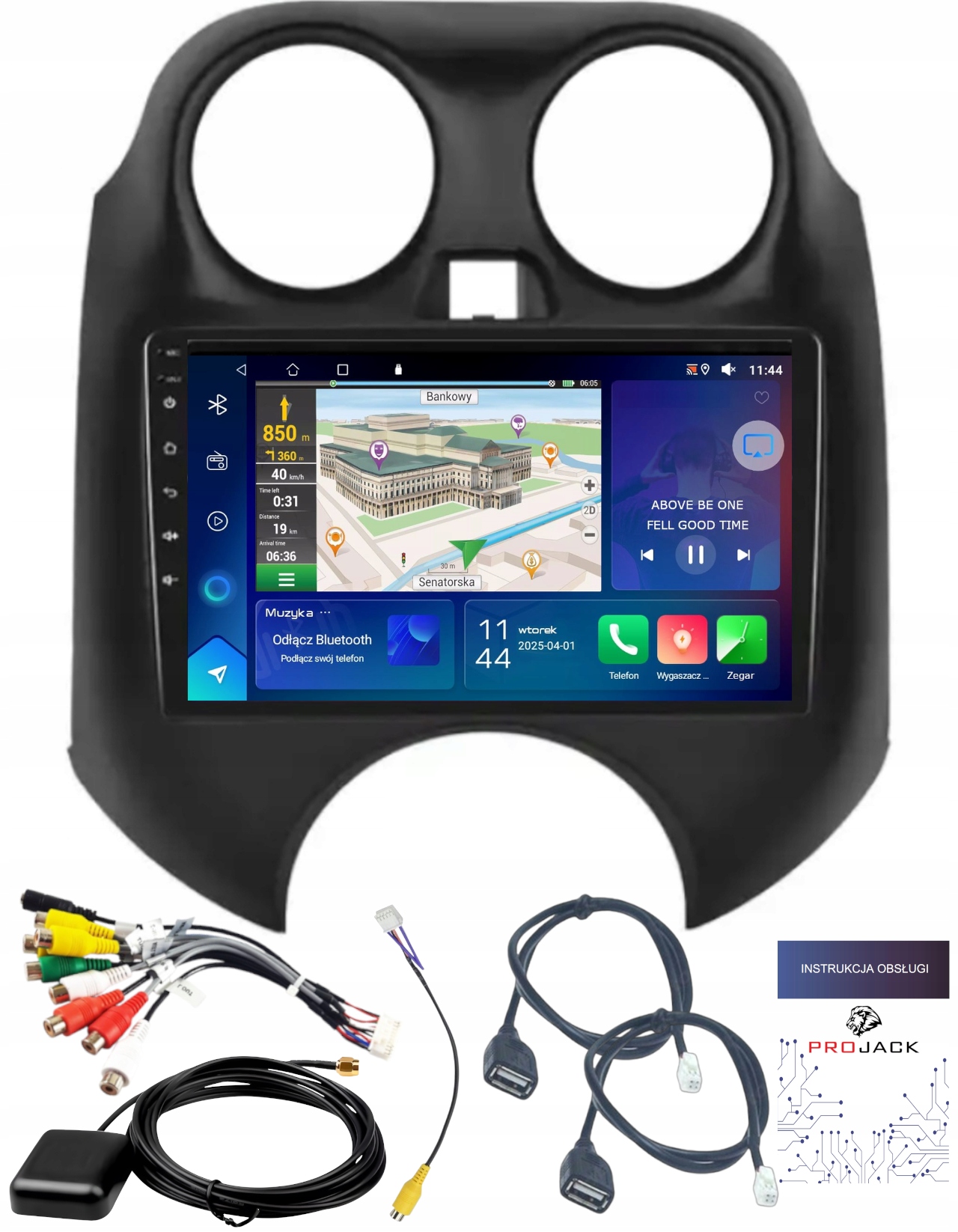 Autorádio Gps Nissan Micra 2010-2017 Wifi Carplay Usb 2GB 64GB