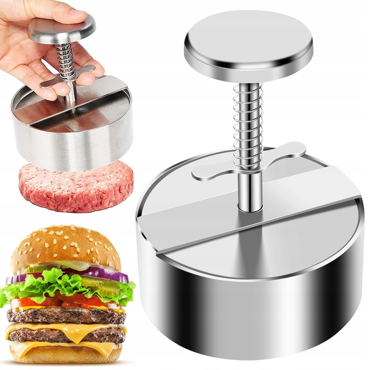 

Prasa Forma Do Hamburgerów Burgerów Kotletów 8CM