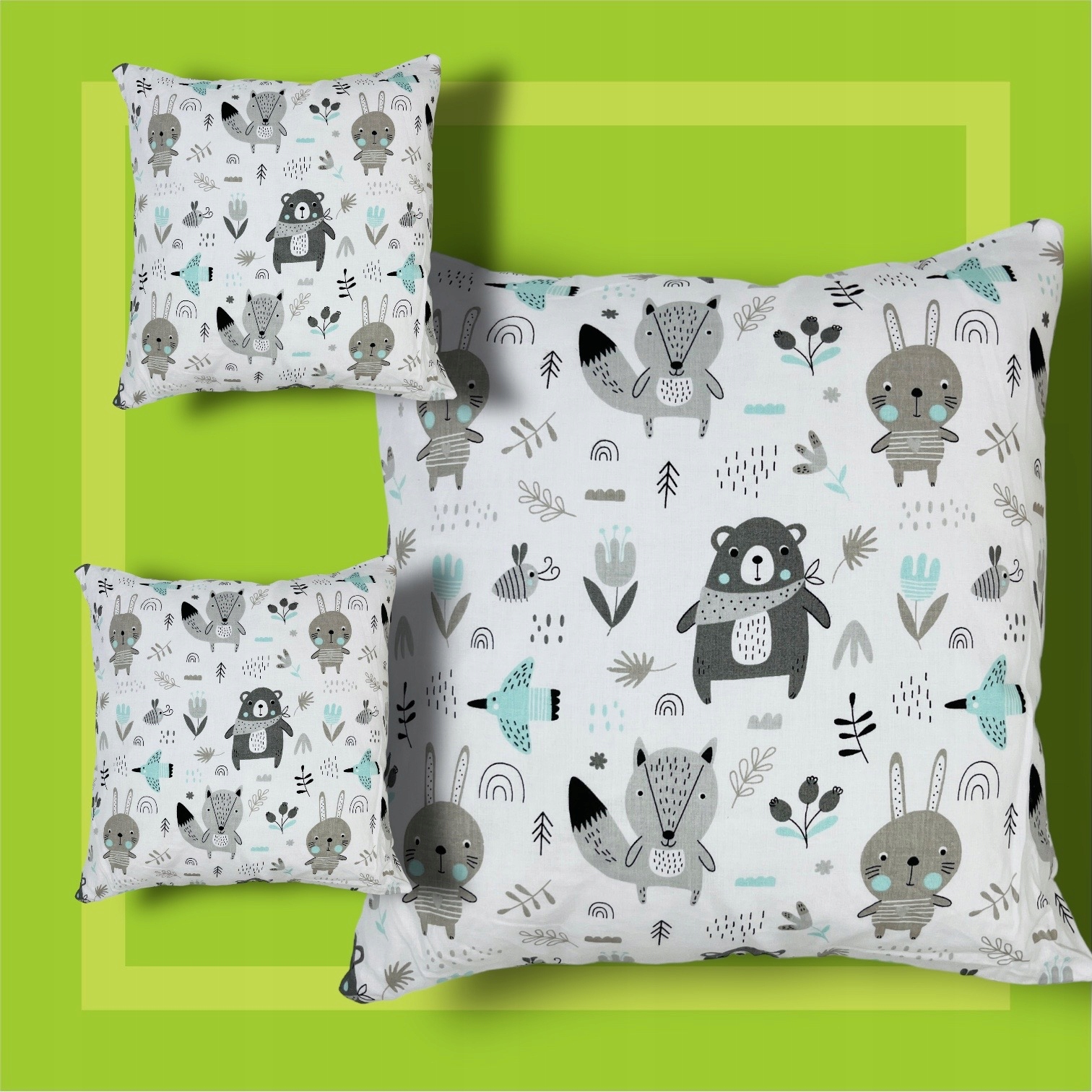 POSZEWKA 40x40 JASIEK 100% BAWEŁNA DZIECIĘCA Marka Gre-Max