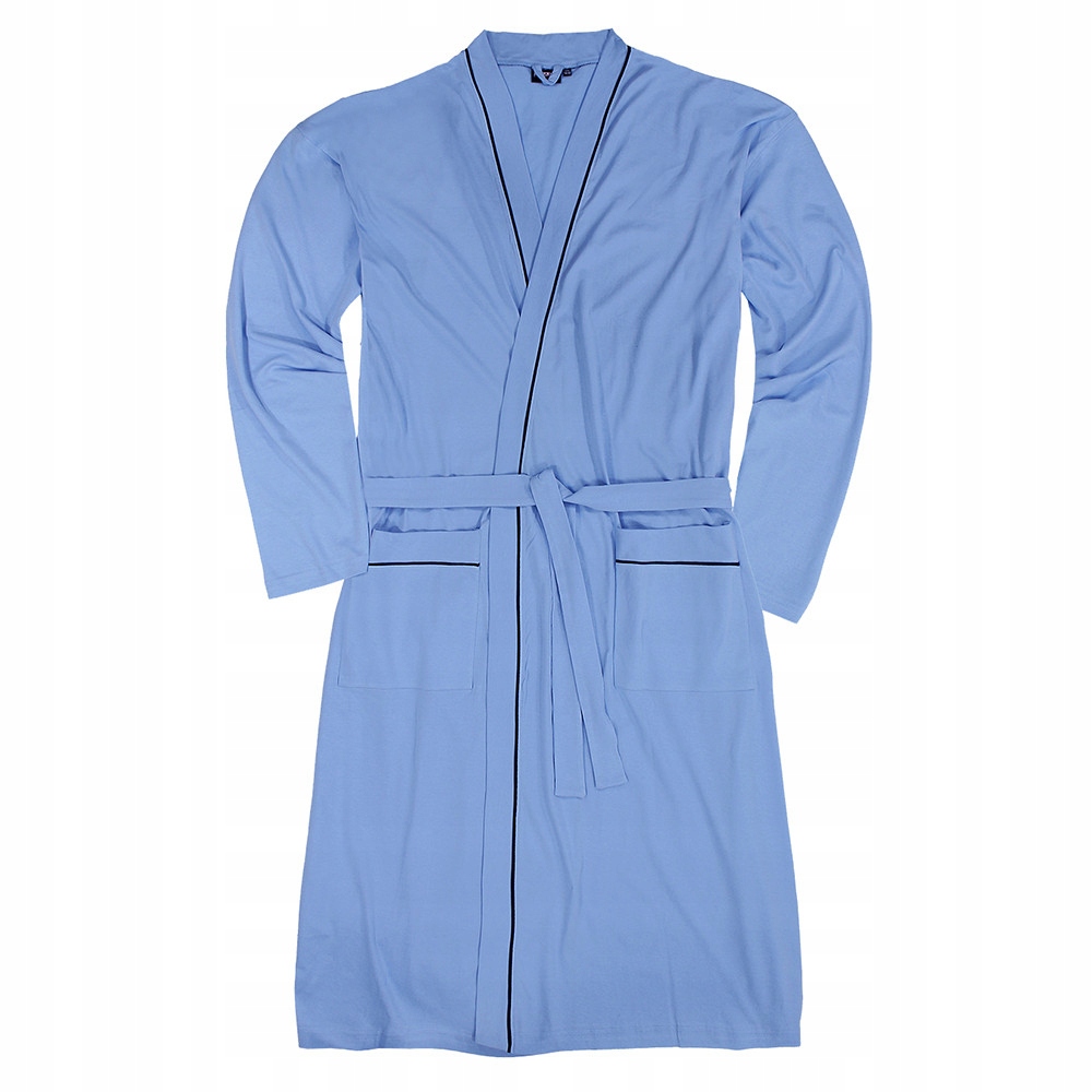 Adamo župan pánský 119264 100% bavlna nadměrná velikost 10XL světle modrá