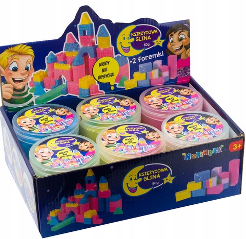 MAGICZNA GLINA KSIĘŻYCOWA DO TWORZENIA ZAMKÓW BOX EAN (GTIN) 5902444015549