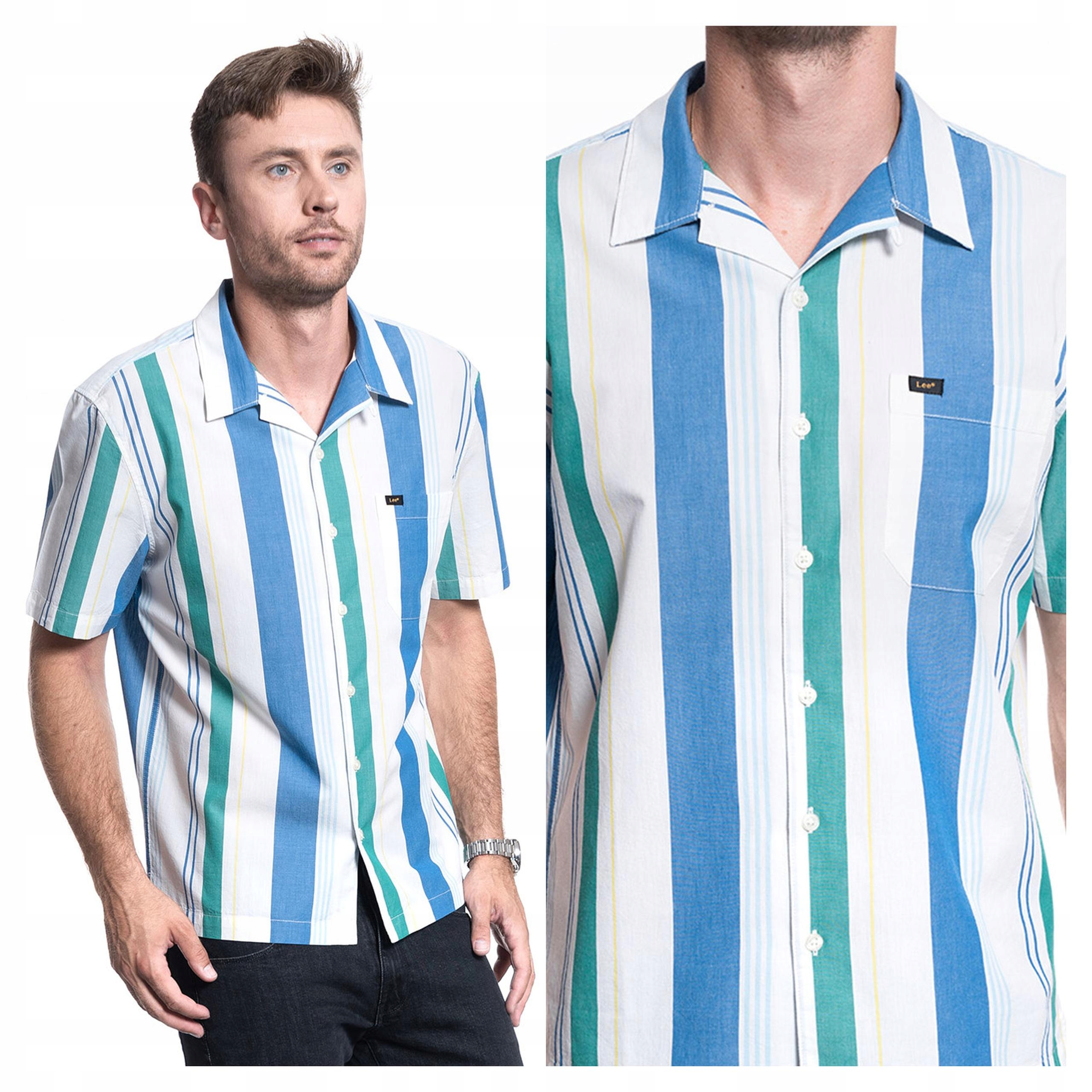 Pánská košile Lee Ss Resort Shirt M