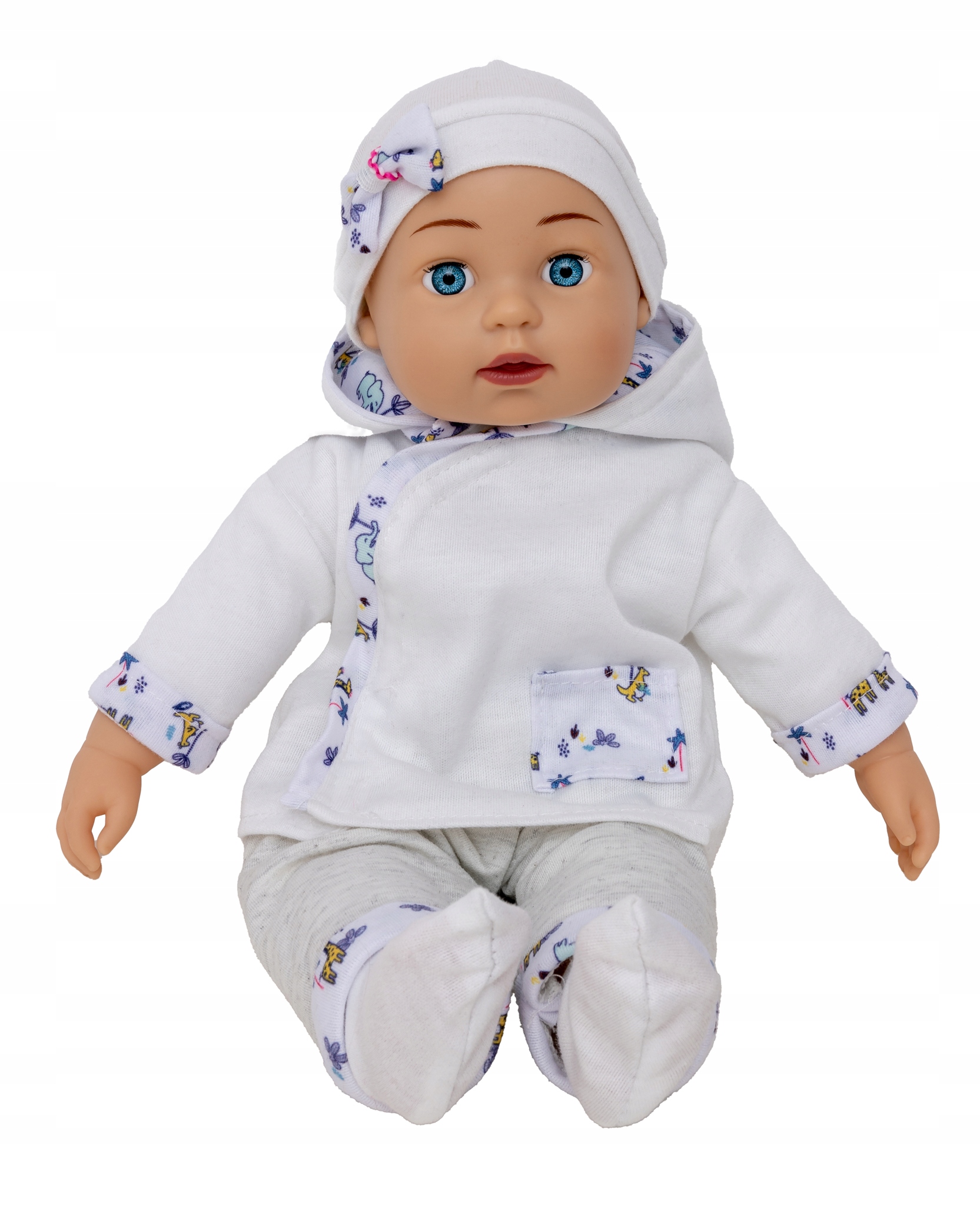 Lalka Bobas Niemowlak Mówi Śpiewa po Polsku 40 cm DORIS EAN (GTIN) 5904161365242