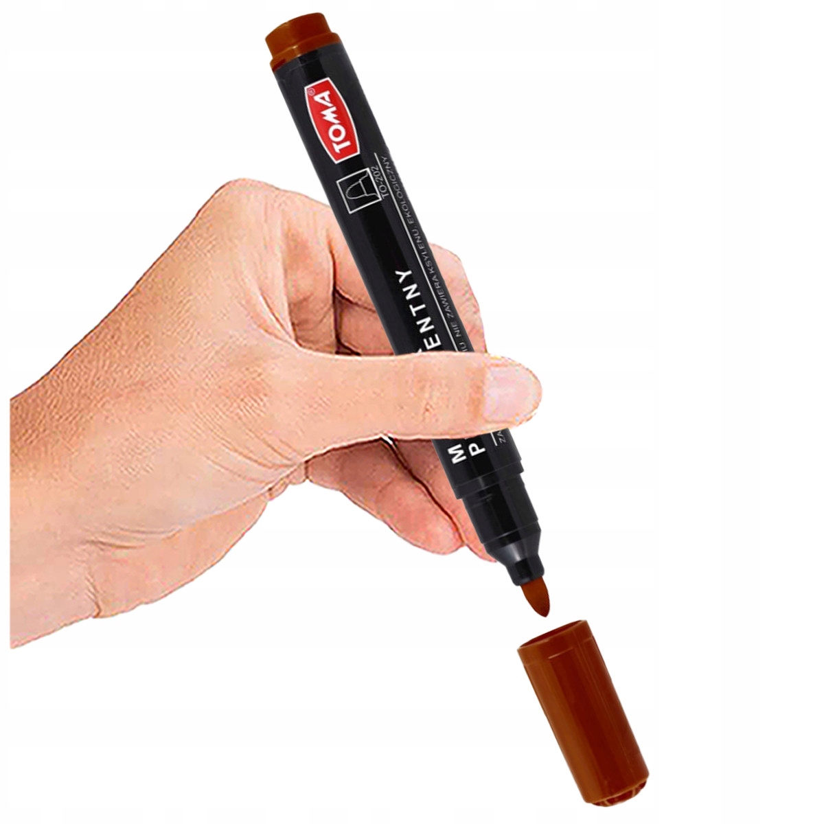 

Toma Flamaster Nieścieralny Brązowy 2,5mm Wyraźny!