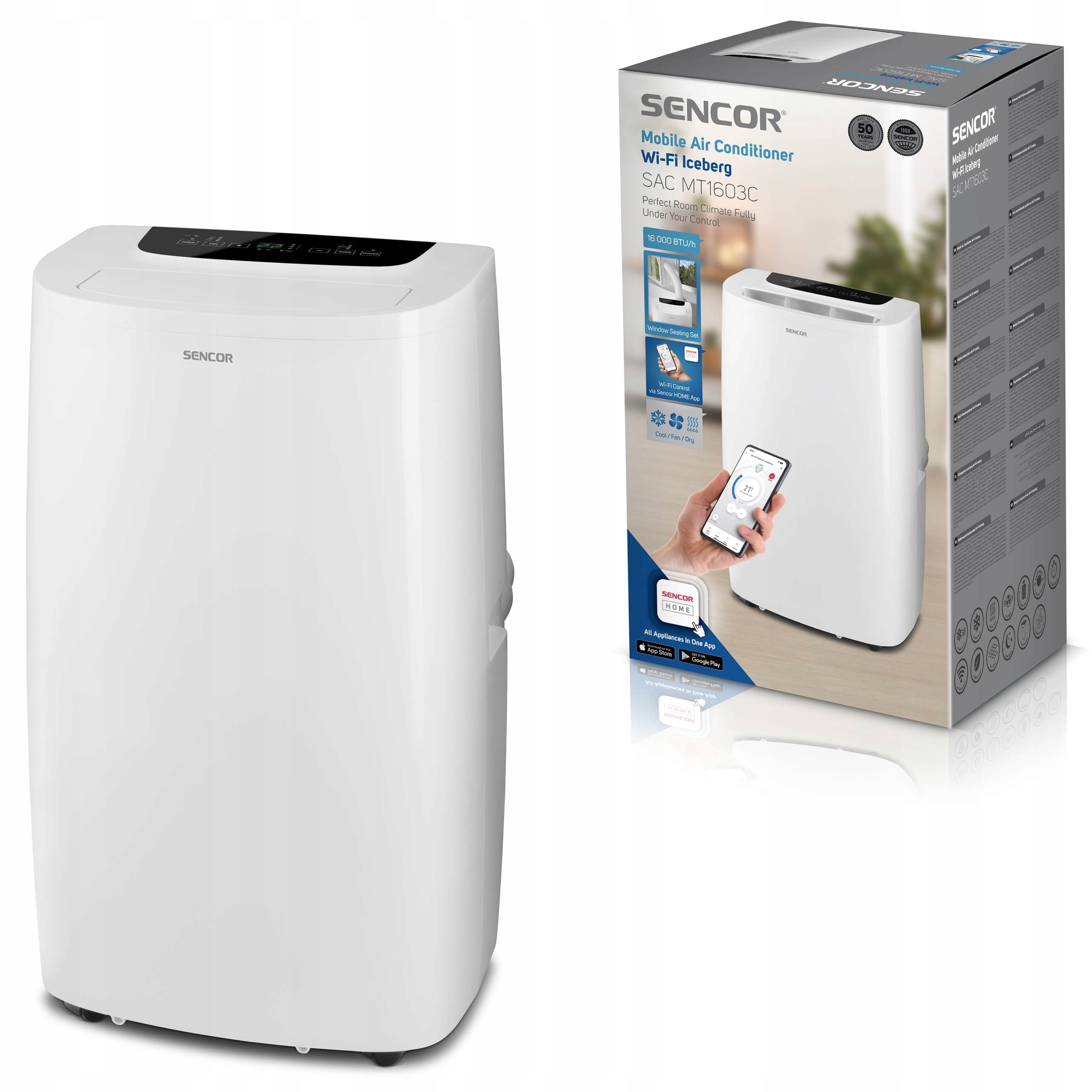Klimatyzator Przenośny Sencor Sac MT1603C 1700W