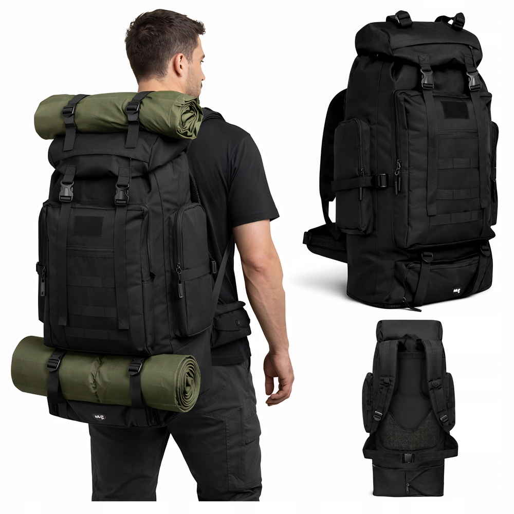 Taktický Batoh Voděodolný Turistický Trekkingový Vojenský Velký 100 L