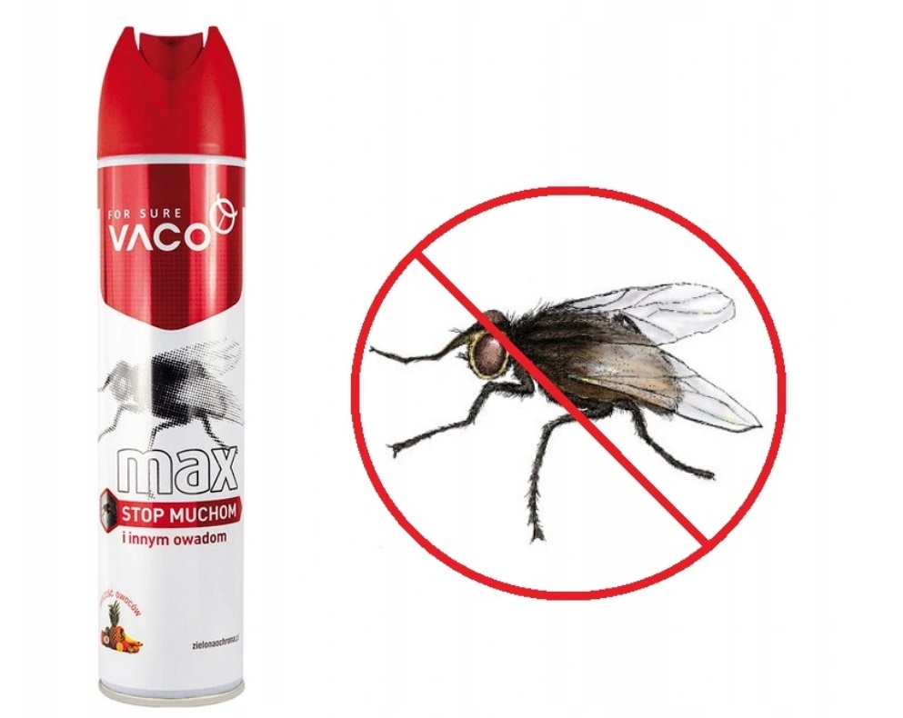 

Vaco środek Spray aerozol na Muchy Max 300ml