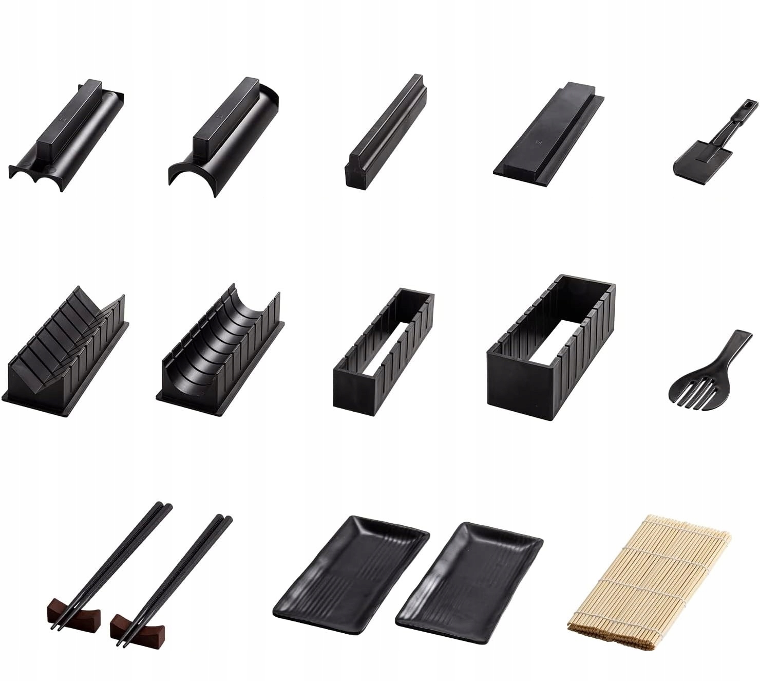 Sada Na Výrobu Sushi Talíře Paličky Podložka 17