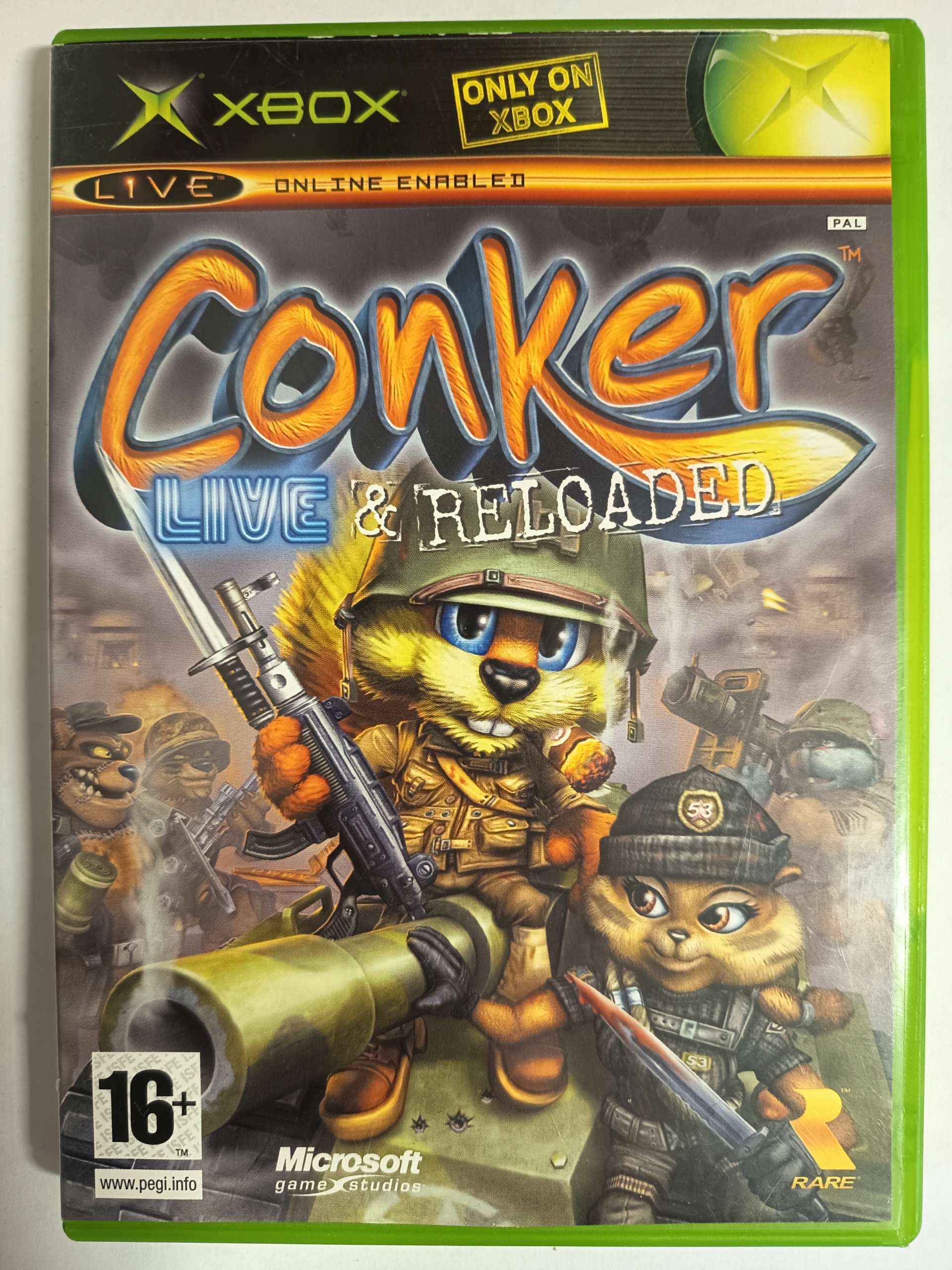 Conker Live and Reloaded Xbox angielska komplet