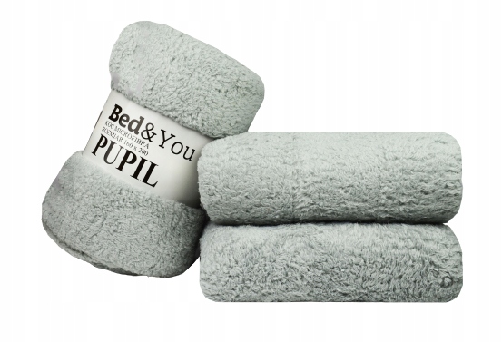 

Mięciutki piękny Koc Narzuta Pled 160x200 pupil