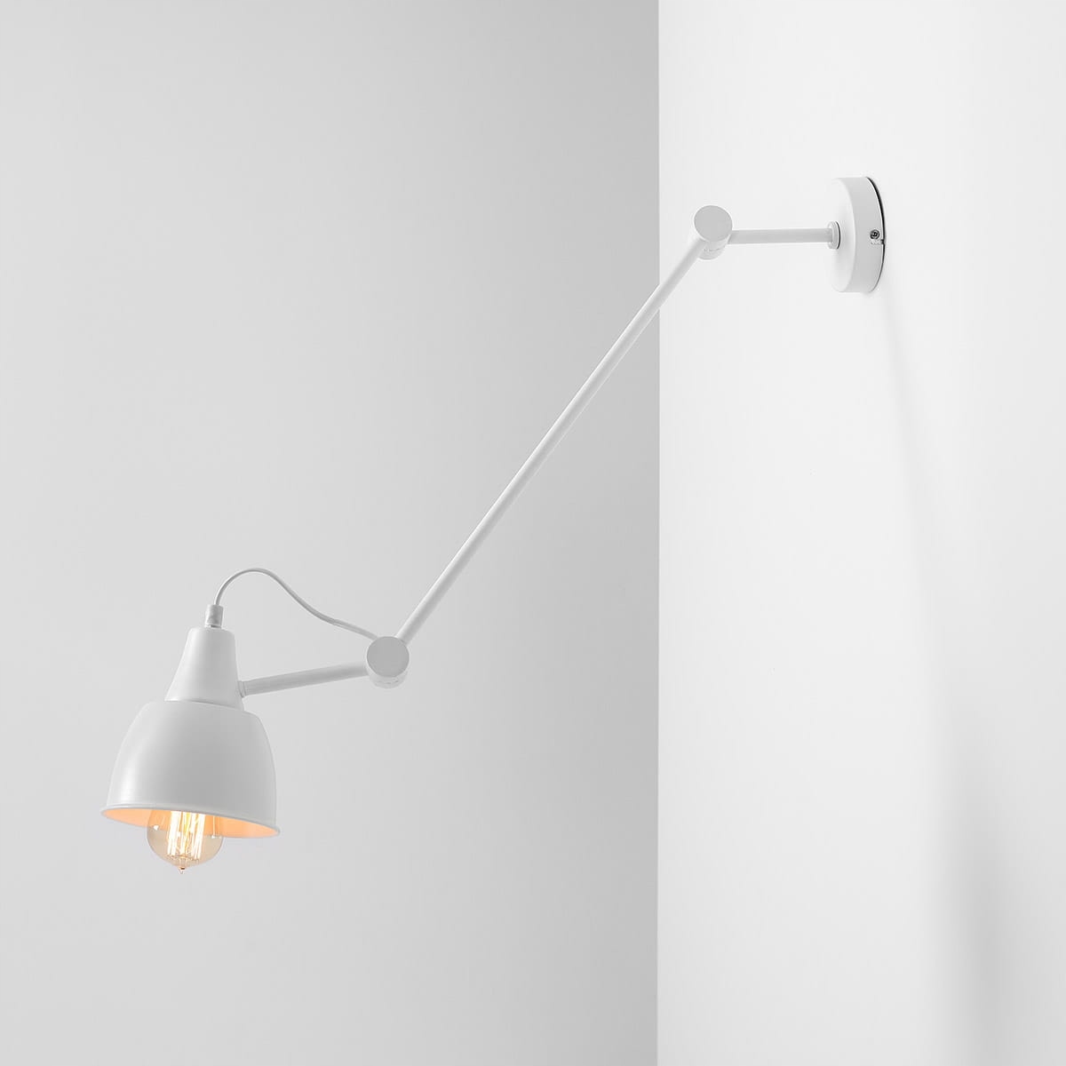 Aida kinkiet 1-punktowy biały Aldex