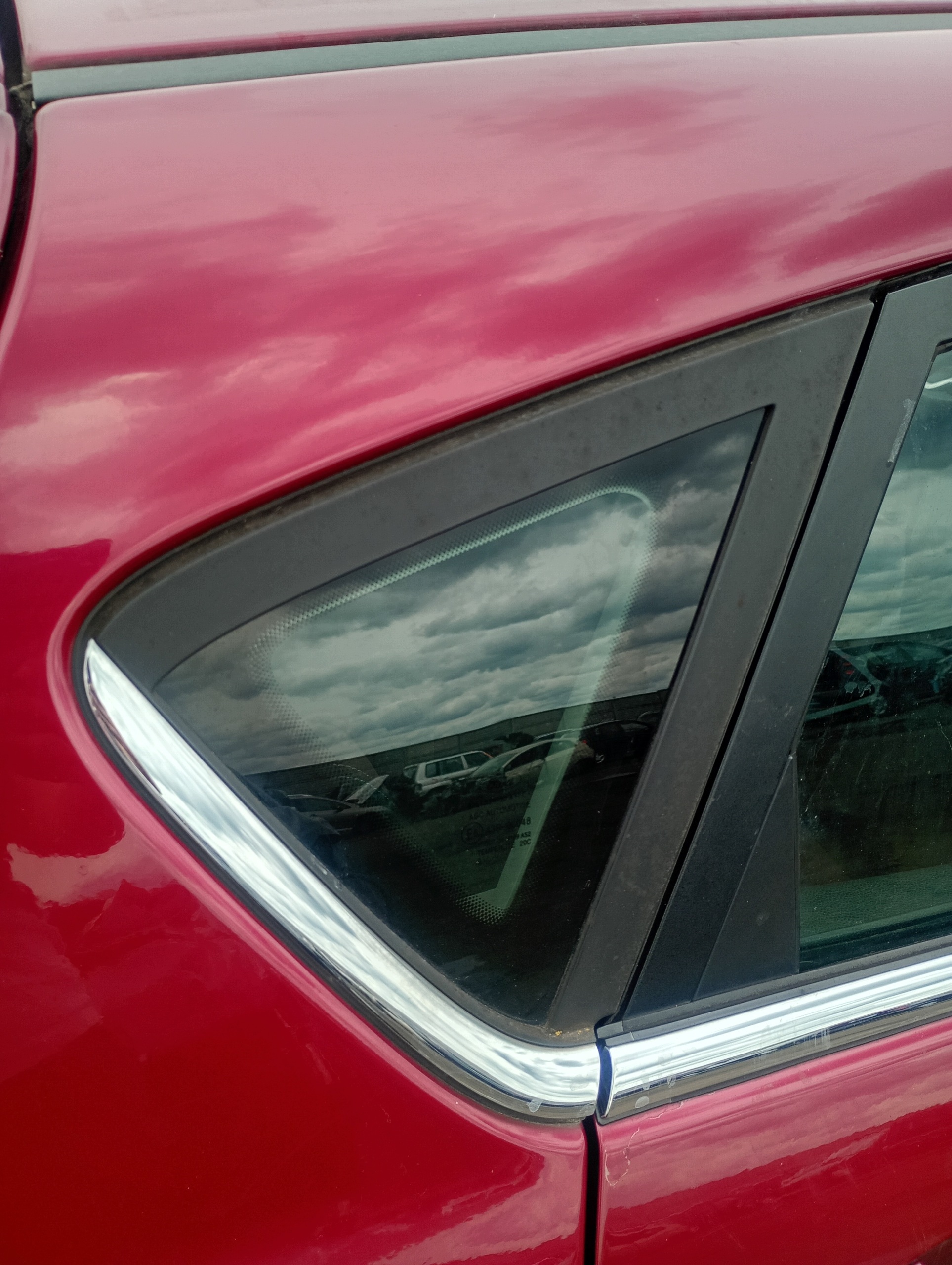 window side bodywork right Ford Fiesta 7 MK7 10-15