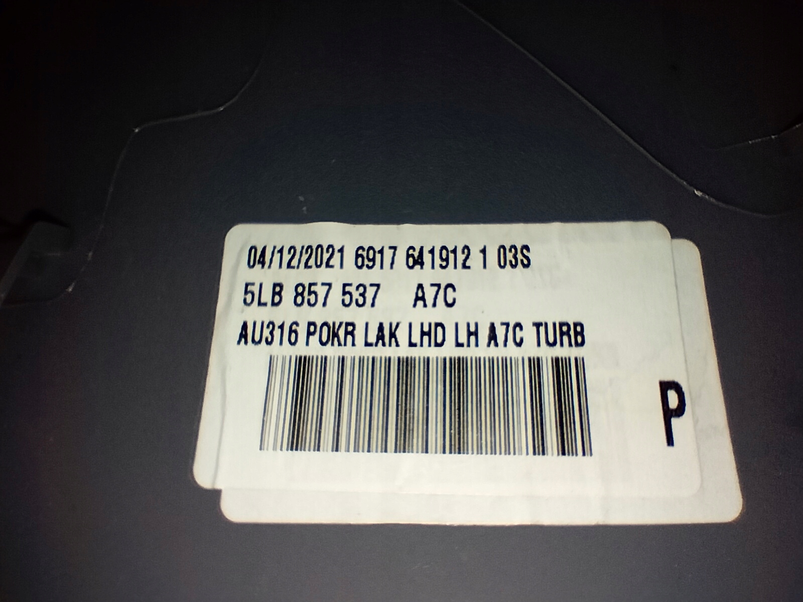 cover cap mirrors left SKODA ENYAQ 21