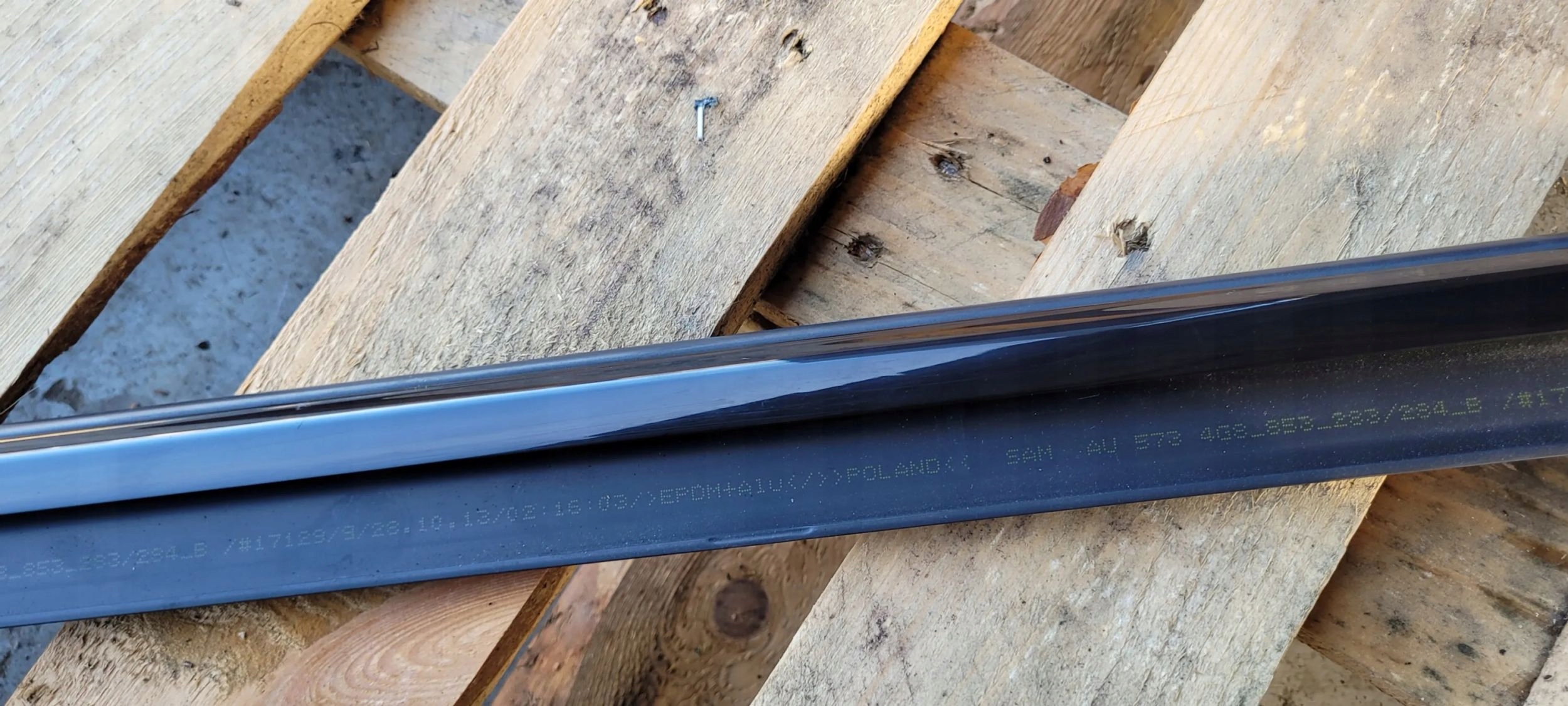 S7 4G A7 moulding dust door left front black SLINE 4G8853283G