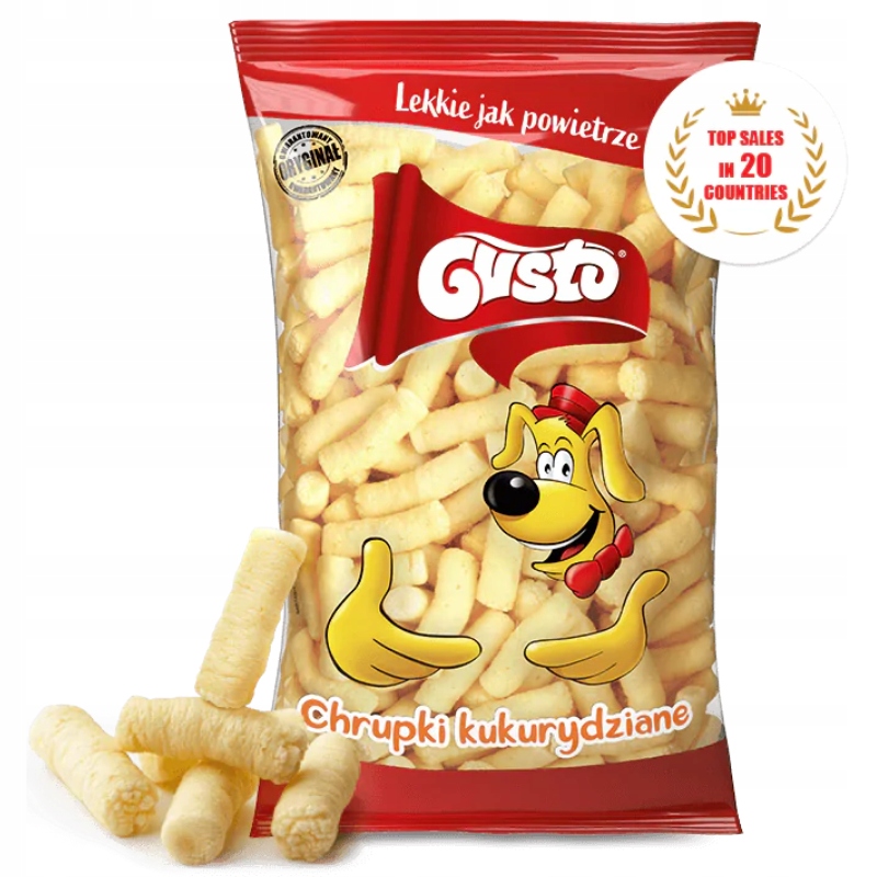Levně 26 x Gusto kukuřičné křupky pro děti přírodní 85 g