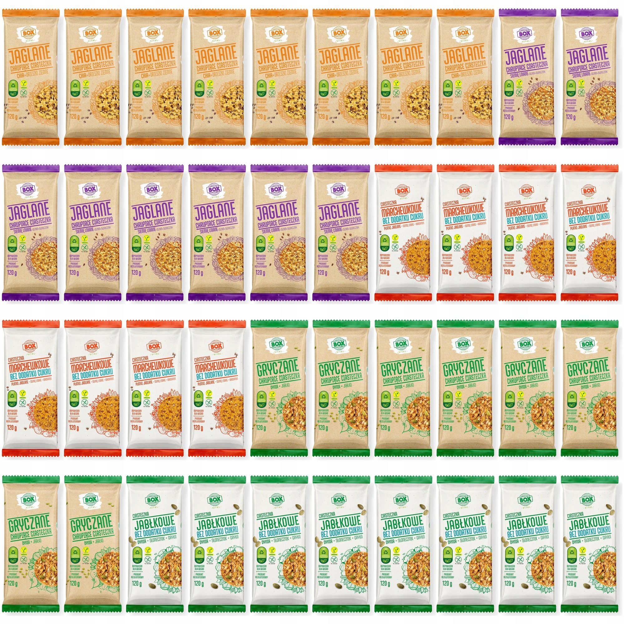 Zestaw ciasteczek Zpc Box MIX 5 smaków 40 szt.