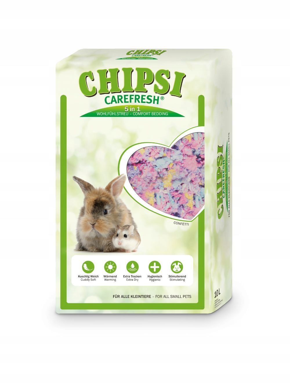 Carefresh Carefresh Měkké Papírové Lůžkové Potřeby S Konfetami 10 L (6638000132)