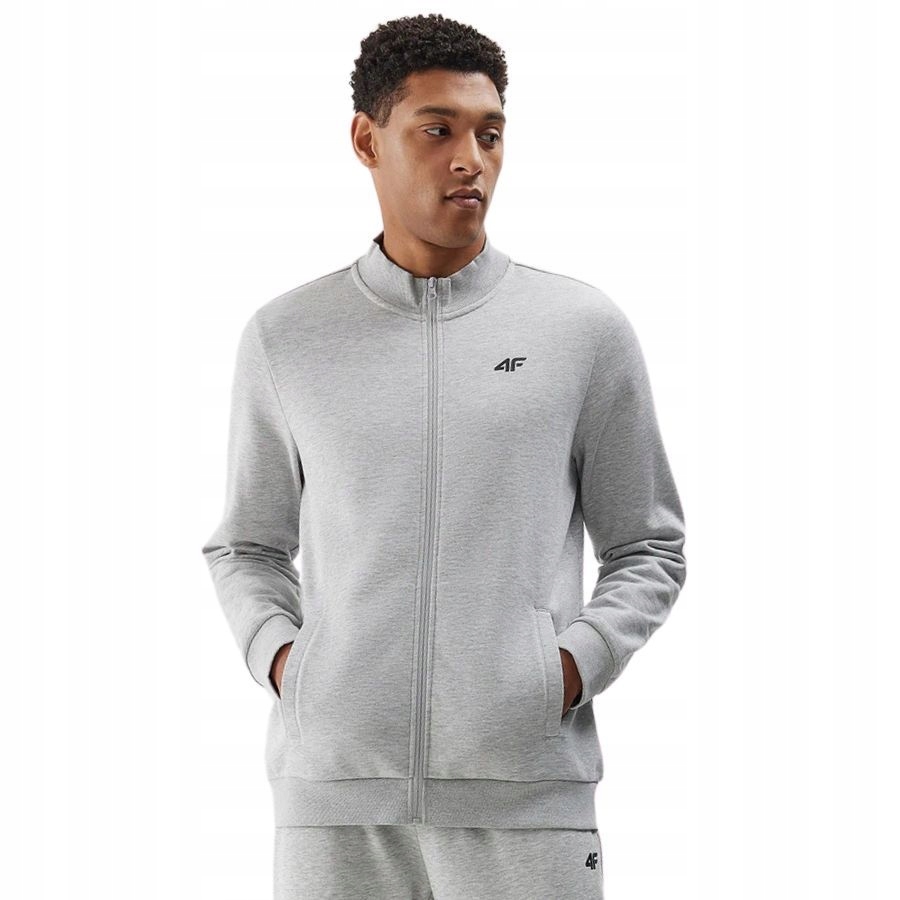 BLUZA MĘSKA 4F DRESOWA SPORTOWA CIEPŁA WYGODNA NA CO DZIEŃ Rozmiar S
