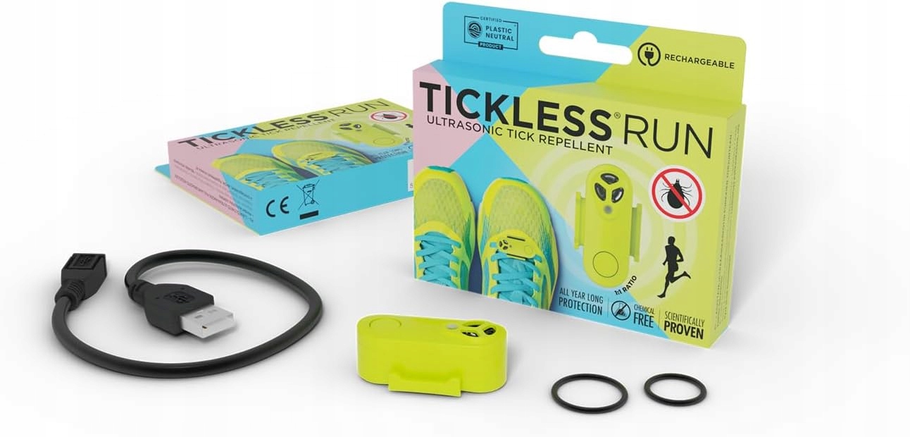 Ultrazvukový odpuzovač klíšťat Tickless Run pro dospělé běžce