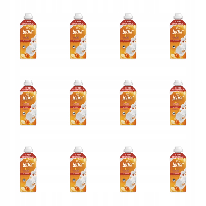 Lenor Tekutá aviváž Gold Orchid & Vanilla 987 ml, 47 praní X12