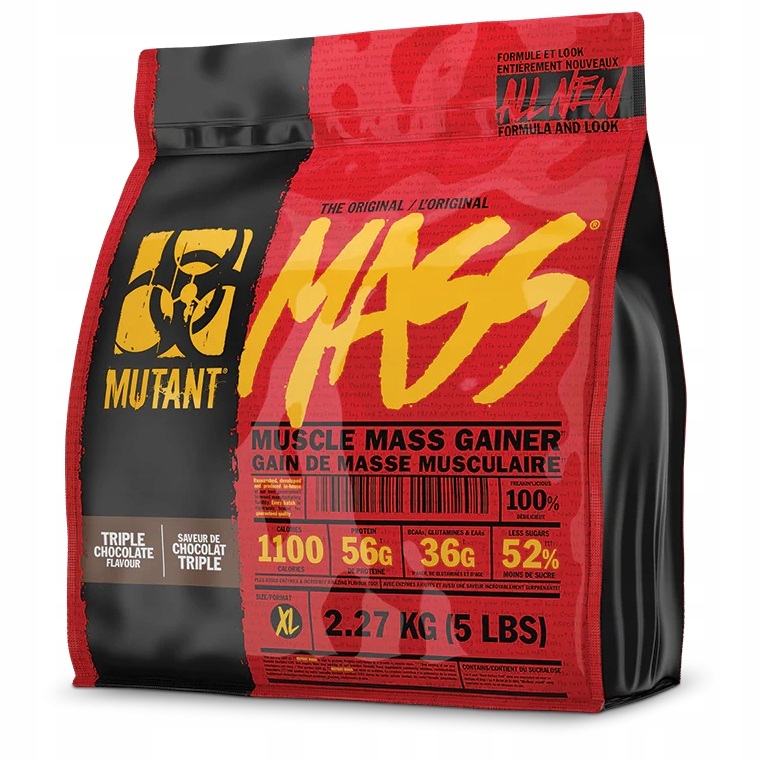 Mutant Mass 2270 g Gainer Masa Wpc Wpi Bílkoviny Kalorie Triple Chocolate