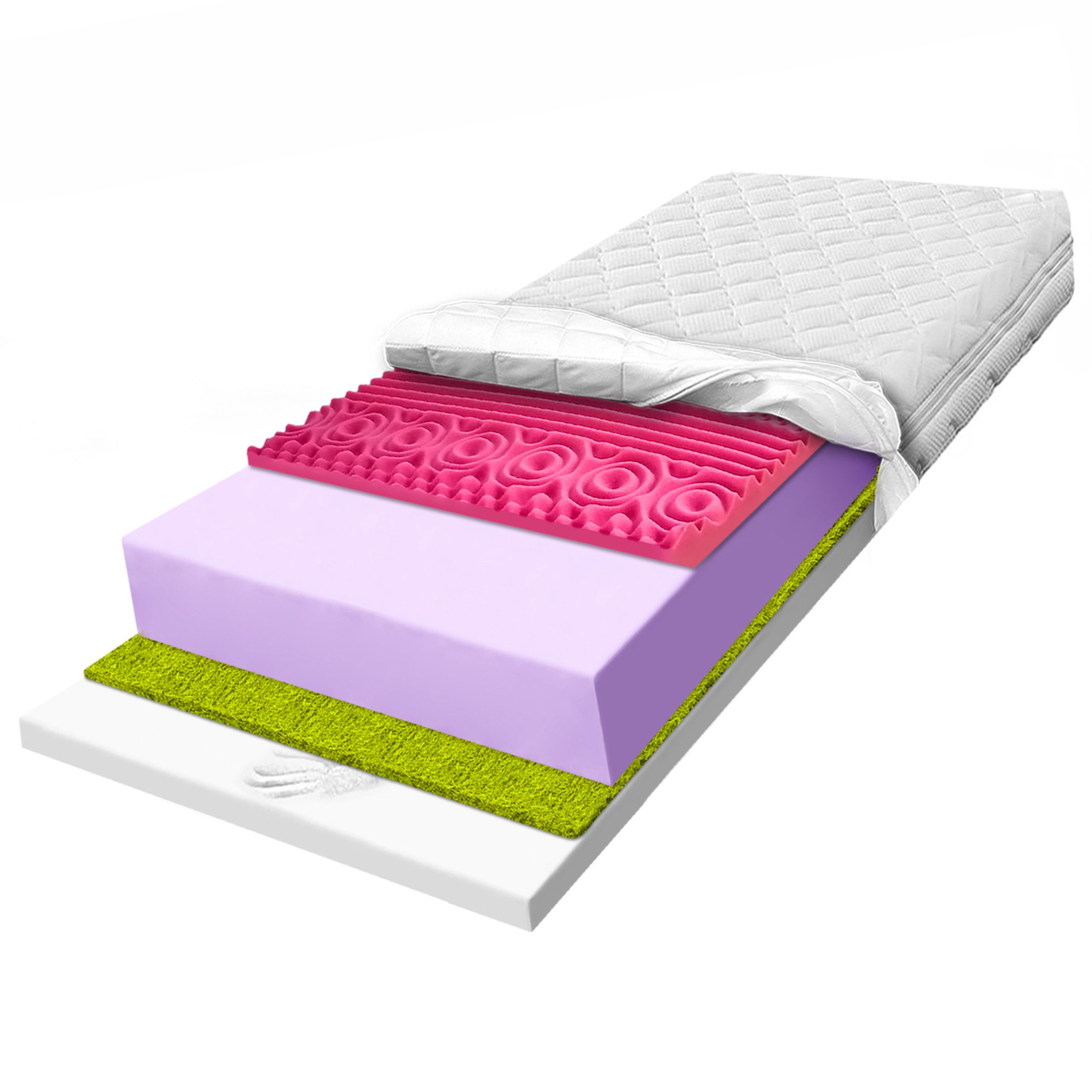 Matrace 150x160 H5 pěnová relaxační jemně masírující křeče 29 Kč