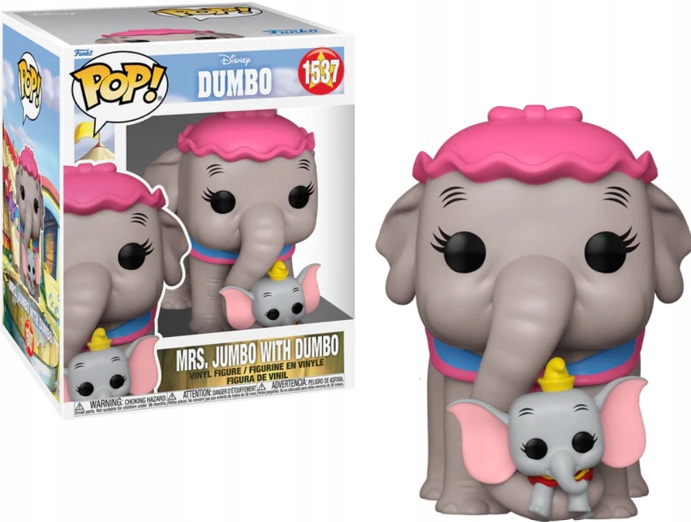 Funko Pop! Dumbo 6 1537 Paní Jumbo s Dumbem