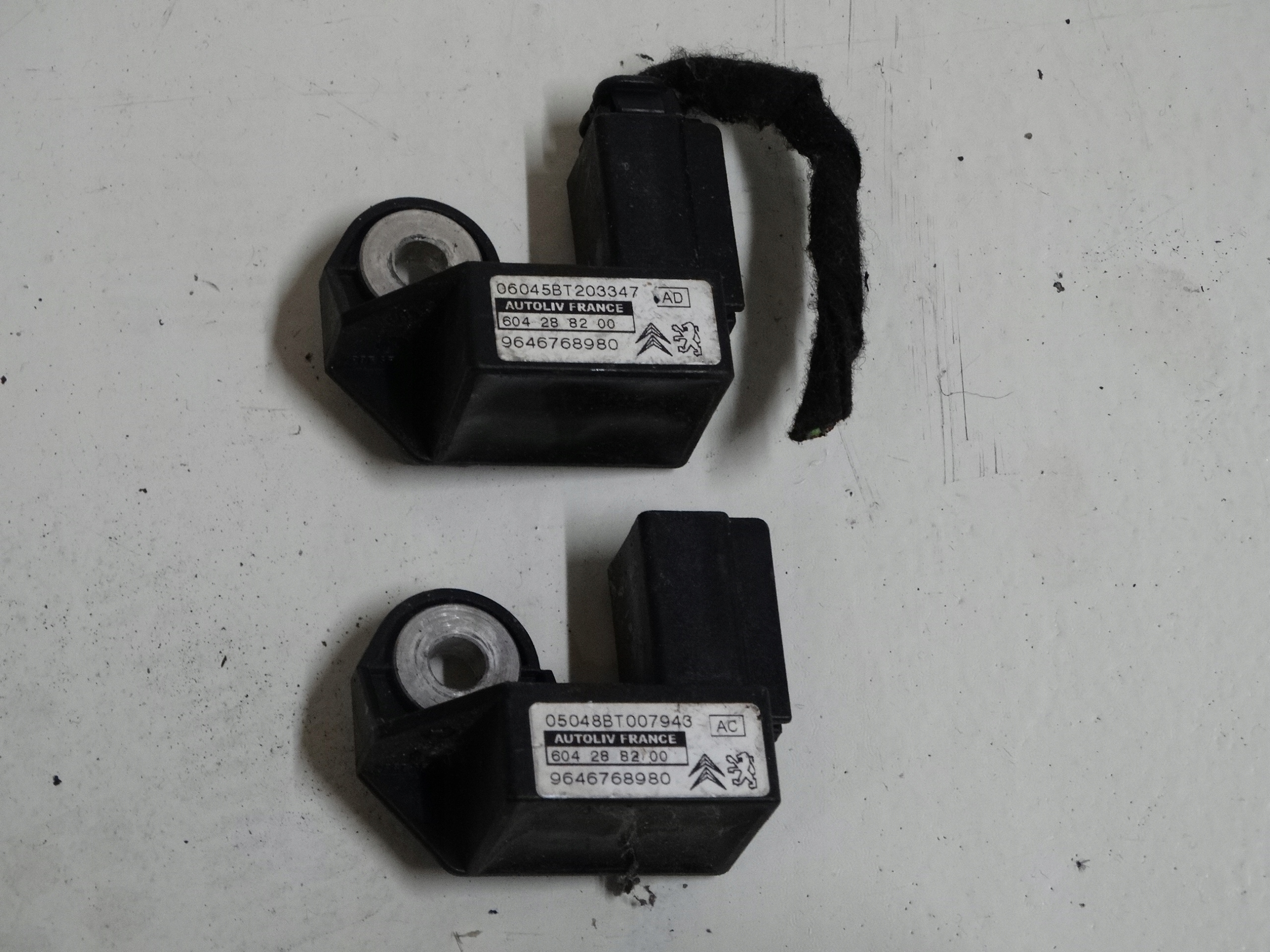 CITROEN C4 1.6 HDI Crashsensor Drucksensor 9646768980