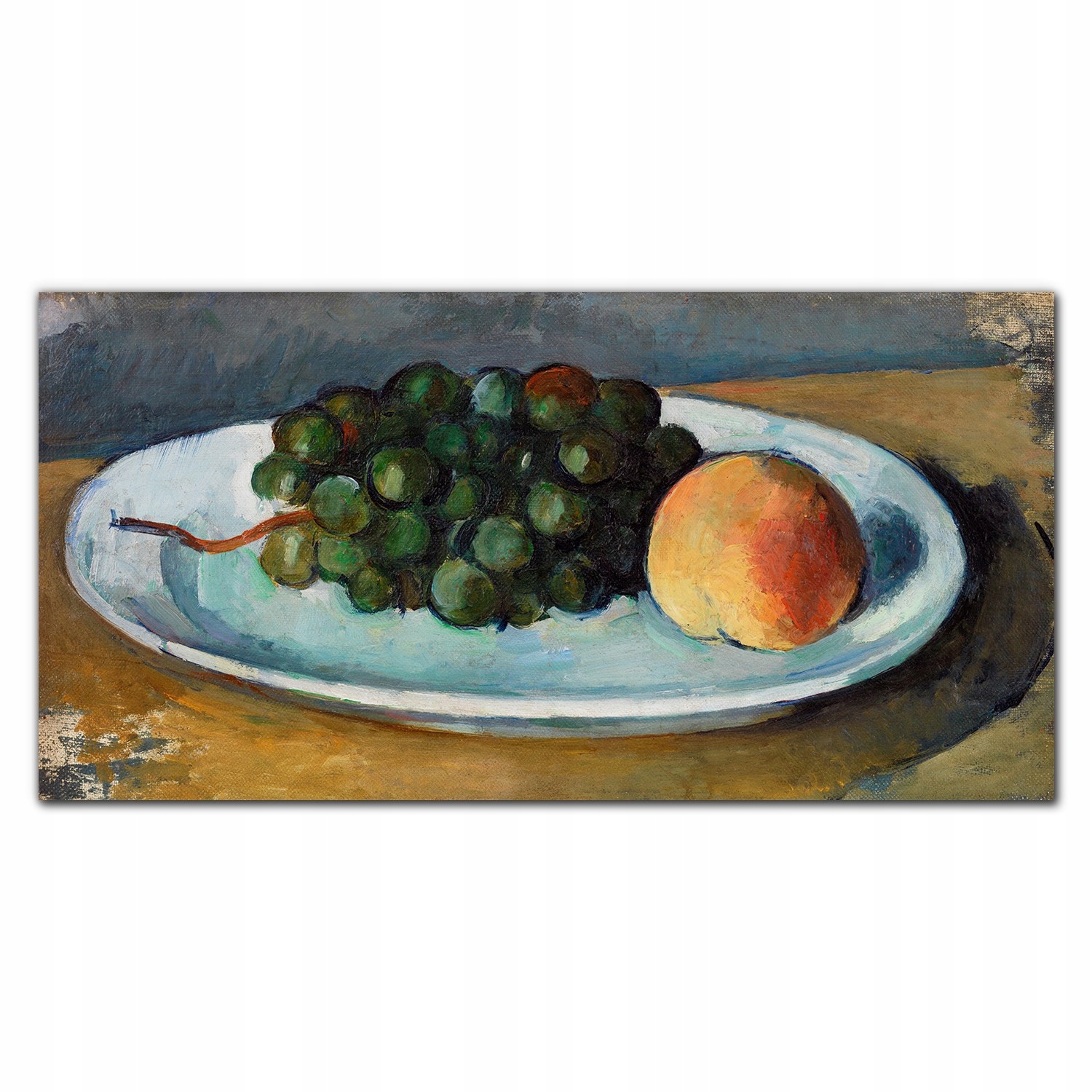 Obraz na plátne Hrozno a broskyne 140 x 70 cm