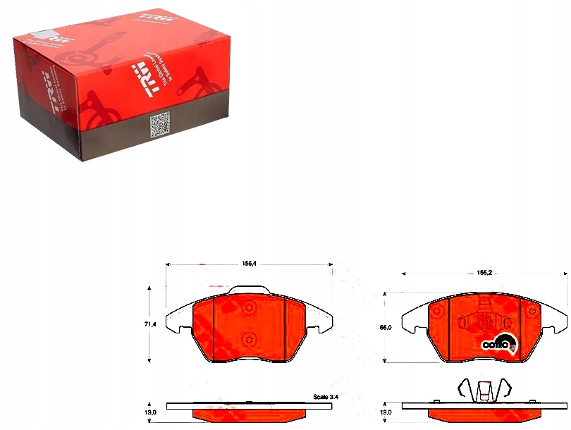 Brzdové Destičky Přední Vw Jetta Polo Up 1,2-2,5 10