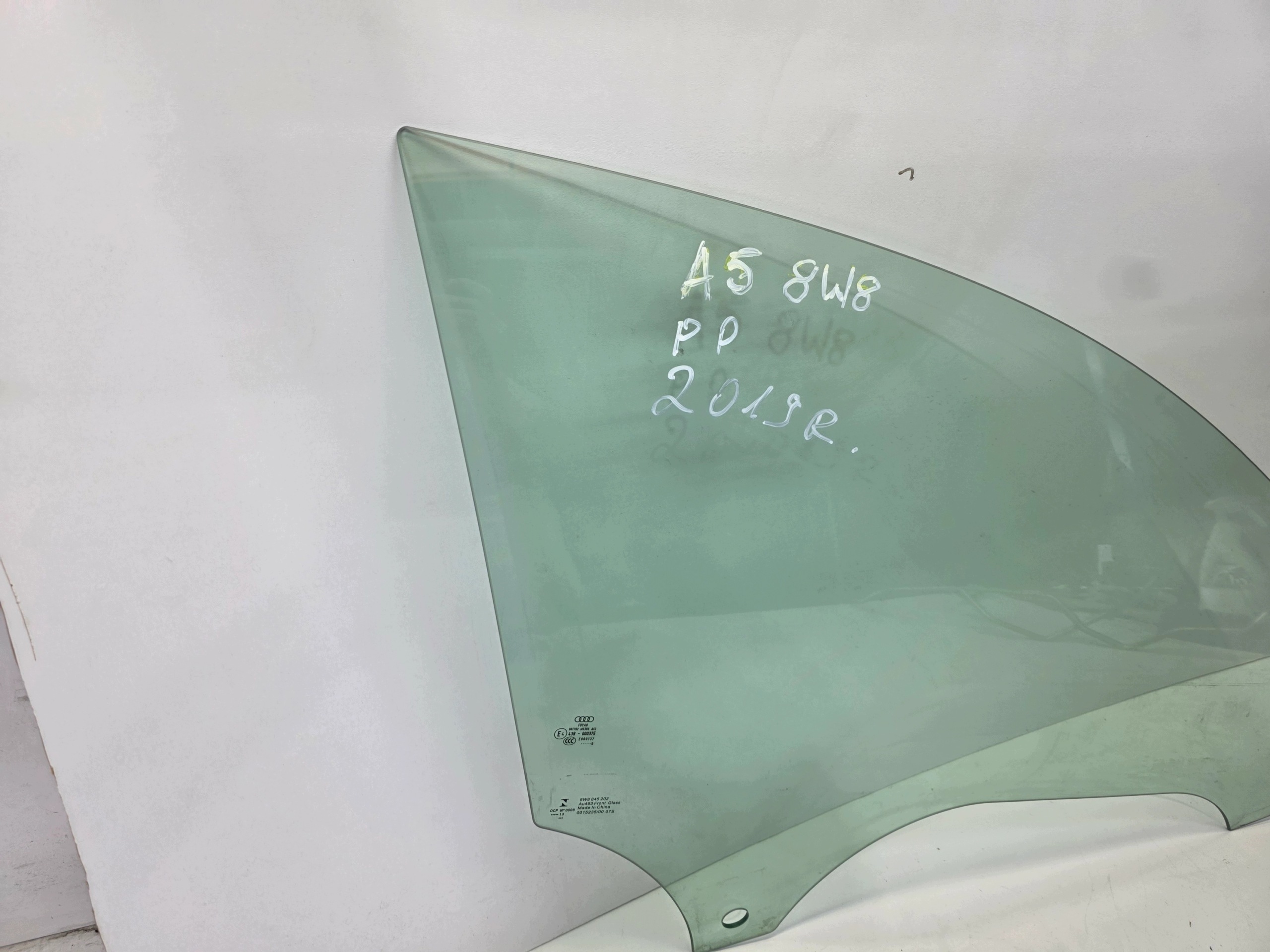 window side door right front AUDI A5 8W 8W8845202 2019 ROK