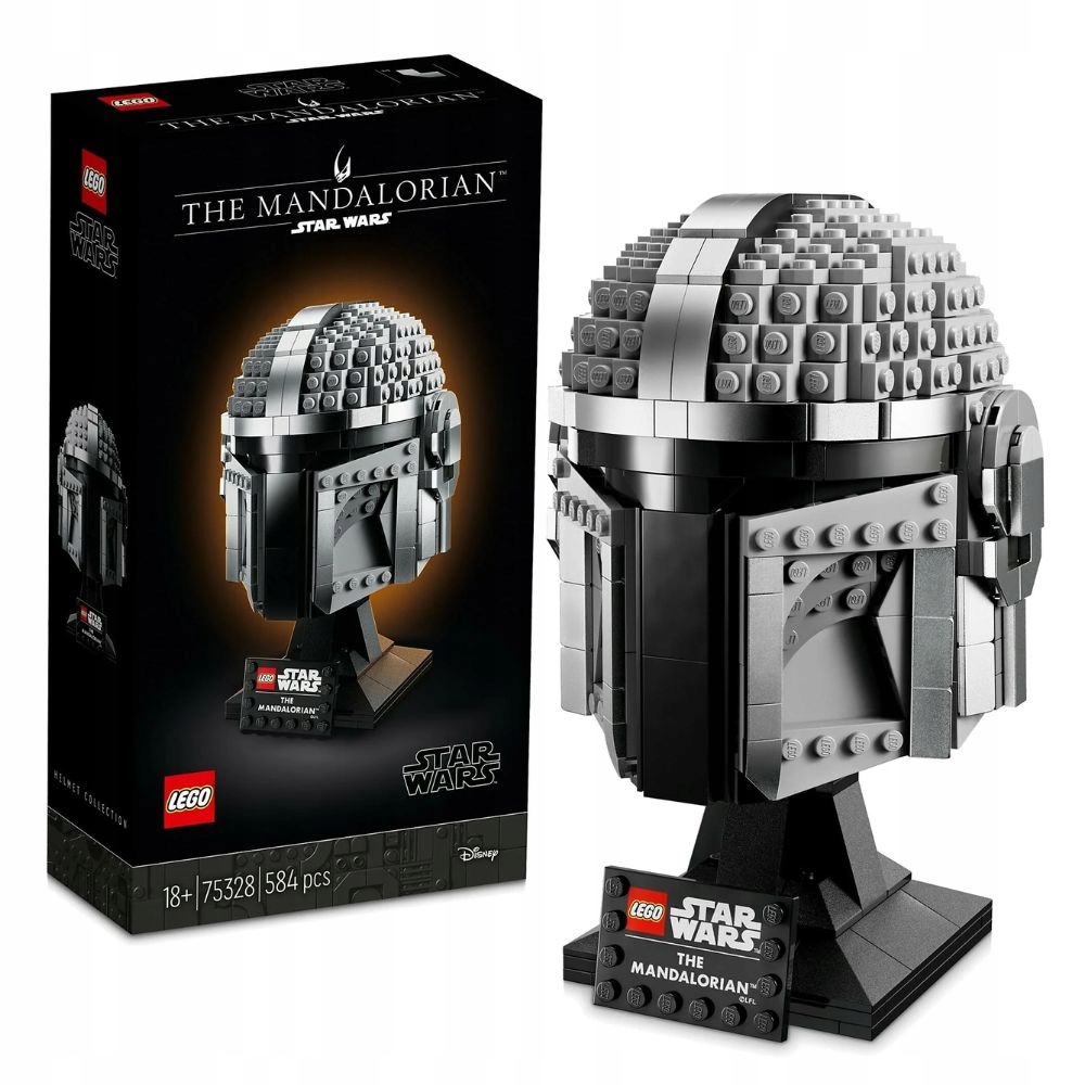 Lego 75328 Stavebnice Star Wars Helma Mandalorianina Sada 584 Dílků Dárek