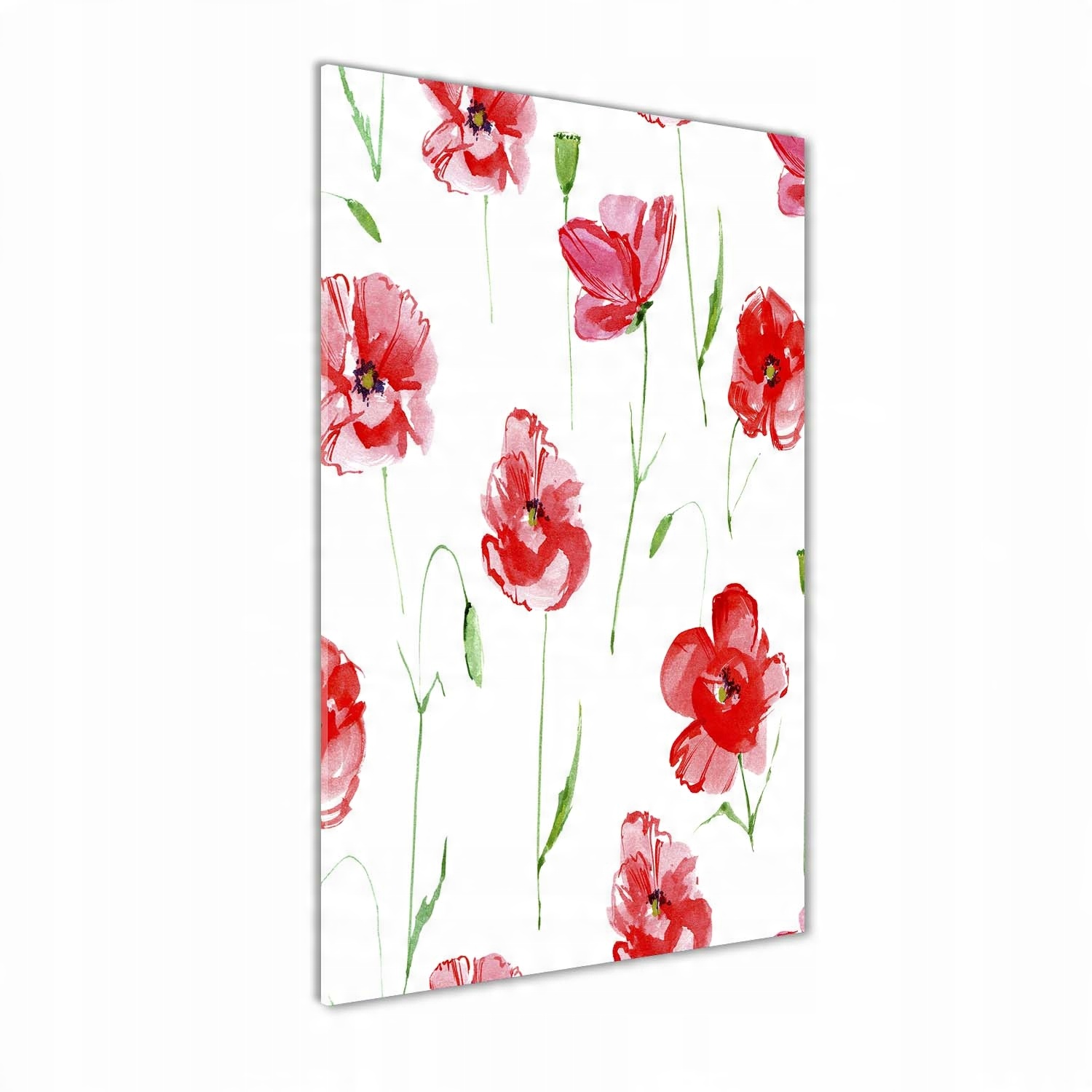 

Nowoczesny obraz zdjęcie na akrylu Maki 50x100cm