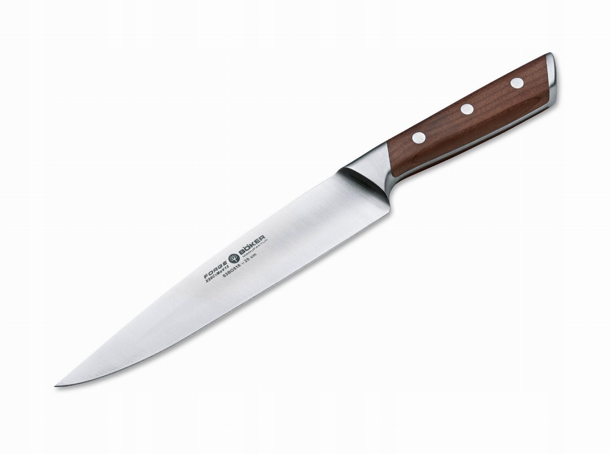 Nůž Na Šunku Boker Forge Wood Dlouhý štíhlý nůž 20 cm Nerezová Ocel