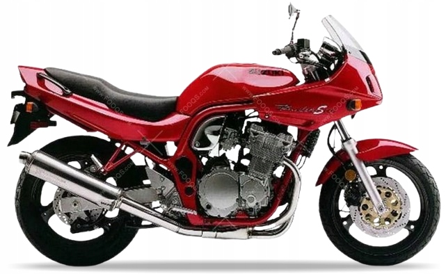 Samolepky Juula Pro Suzuki Gsf 600 S Bandit 1999 Červená Yow