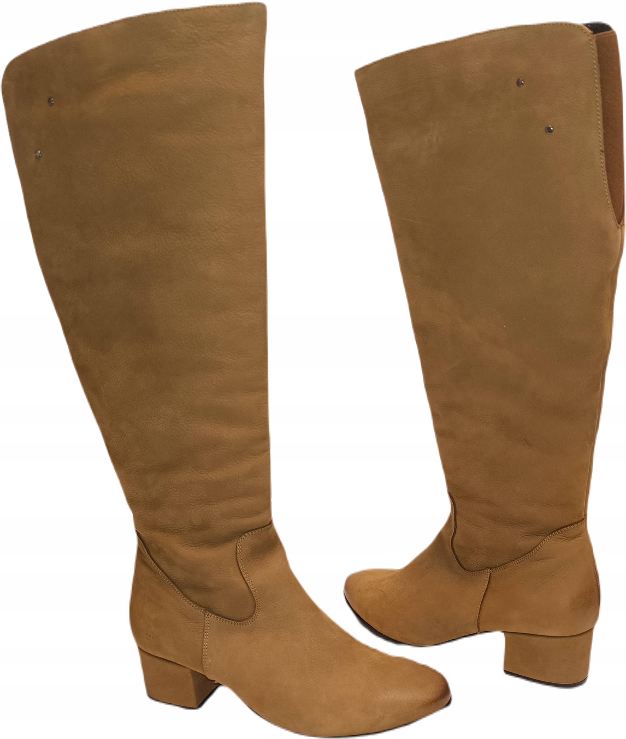 długie kozaki skóra ANN-MEX 0425 12c kamel R39 Oryginalne opakowanie producenta pudełko