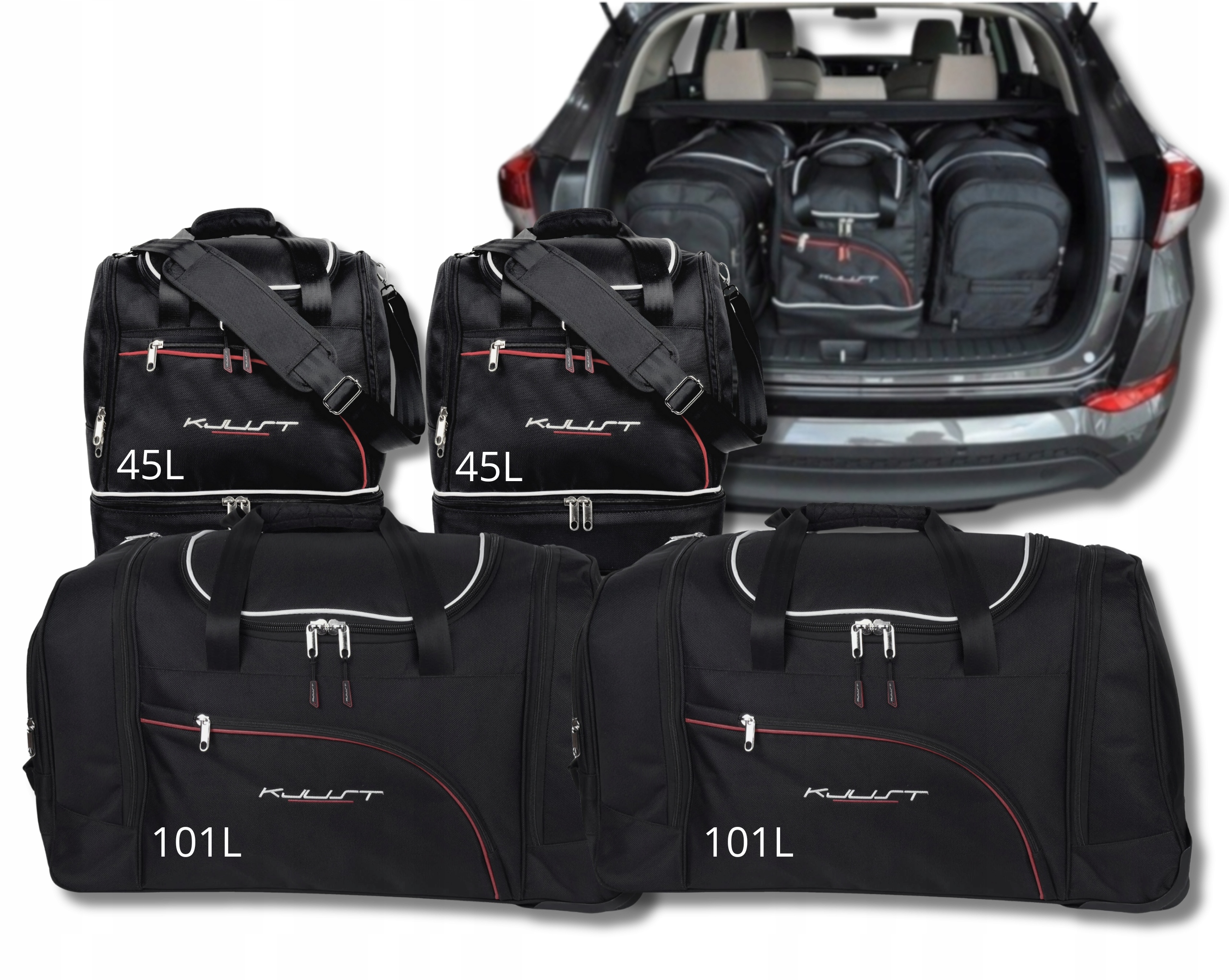 Cestovná Taška Do Kufra Hyundai Tucson 2015-2020 4 ks