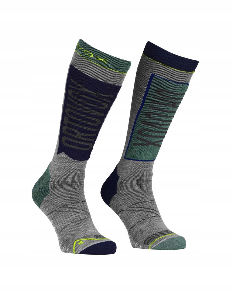 Ortovox Free Ride Long skarpety męskie Arctic Grey 45-47