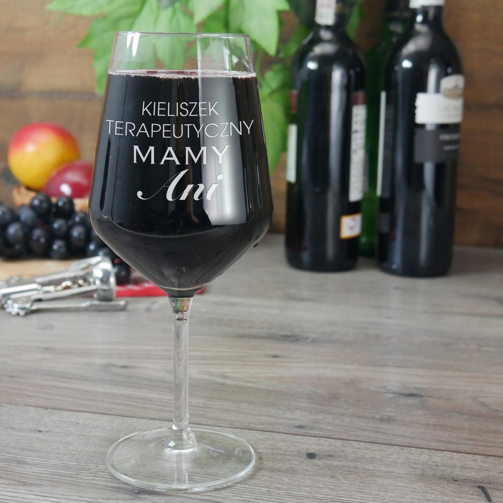 KIELISZEK DO WINA PREZENT dla Mamy MATKI Grawerem Okazja Dzień Matki