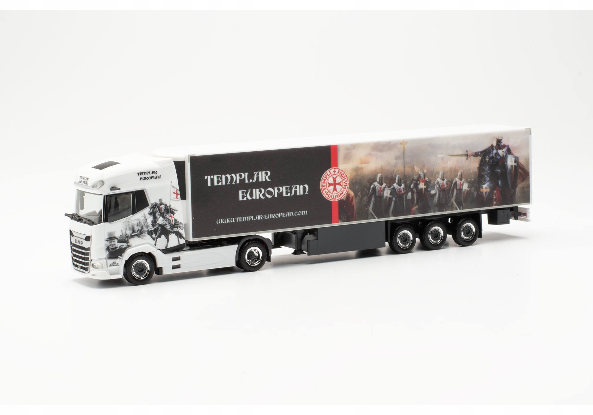 Herpa 316873 Daf Xg+ Templář Evropští templáři