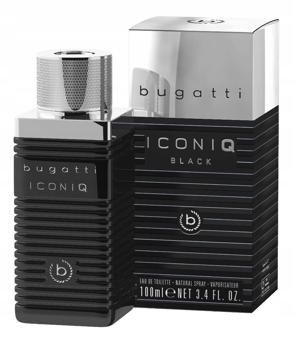 Sirová Bugatti Iconiq Black Toaletní voda pro muže 100 ml