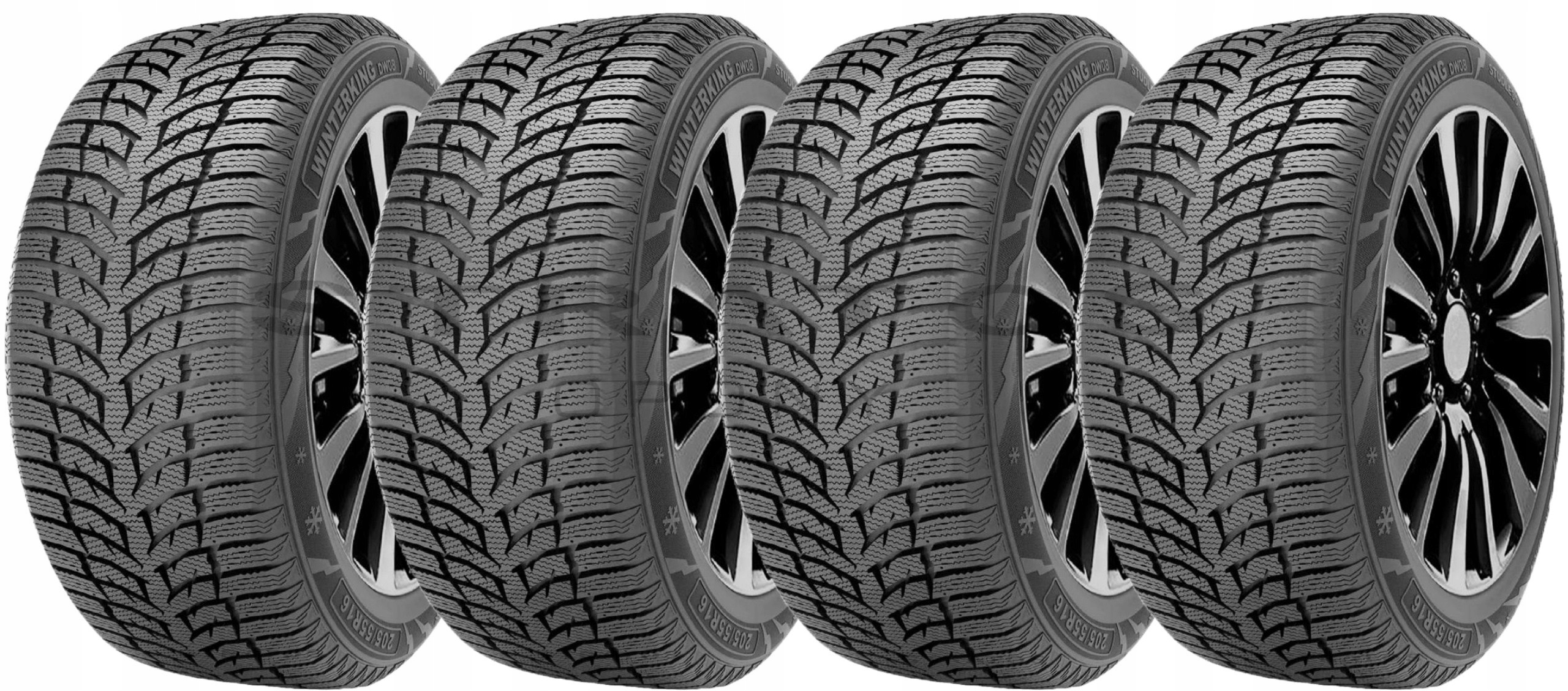 4x 155/65/14 T DOT2024 DoubleStar DW08 Winterking